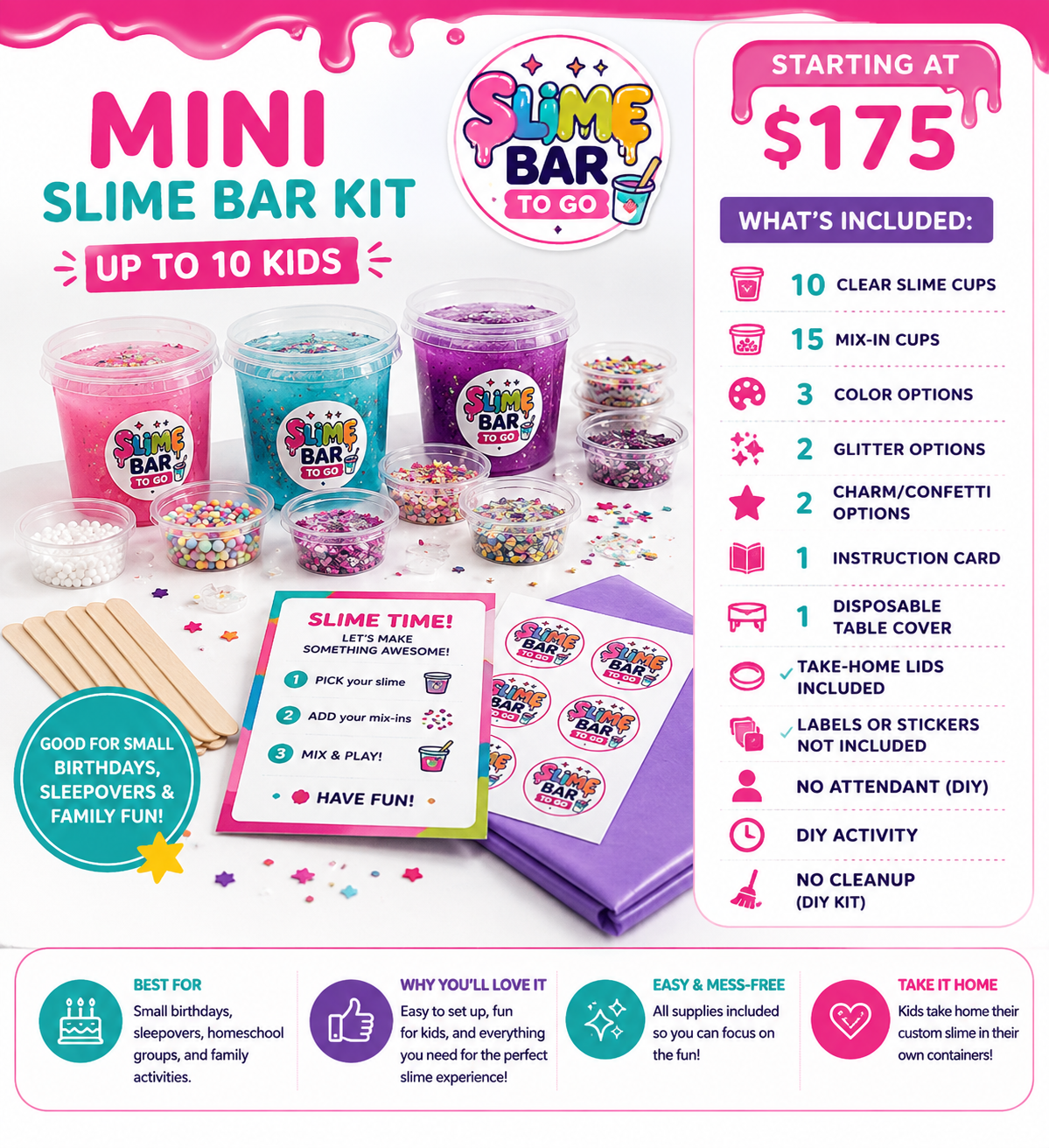 Mini Slime Bar Kit